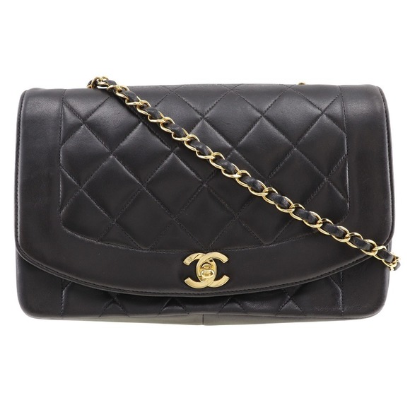 Chanel Chanel Lambskin Chain Shoulder Bag A01165 Leather Shoulder Bag A01165 - Picture 1 of 10